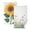 Sunflower Spring With Colorful Flowers, variant on 2-Pack Soft 100% Cotton & Highly Absorbent Bath Towel 2 Defferent Pattern Designs Hand-drawn Cute Cartoon Floral A Seamless Pattern