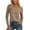 Khaki, variant on MIXUE Boho Tops For Women Autumn Winter Solid Color Round Neck Long Sleeve Casual Basic Soft Pullover Shirts For Women Tshirts Streetwear,Brown,S