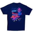 thumbnail image 2 of Kool-Aid Punch Men's Officially Licensed Graphic Print Tee T-Shirt (Medium, Navy Retro Jammers), 2 of 2