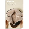 thumbnail image 5 of Warm Plush Open-Back House Slippers for Men & Women, Cozy Fleece-Lined High-Back Winter Indoor Outdoor Slippers, Non-Slip Thick Sole Warmth Shoes for Cold Weather, 5 of 14