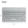 thumbnail image 4 of Mini Teclado Portátil Inalámbrico Bluetooth De 7 Pulgadas/10 Pulgadas Para Ordenador Portátil, Tableta, Teléfono Inteligente Para Ipad, Compatible Con Ios Y Android Guardurnaity EL011063-00, 4 of 6