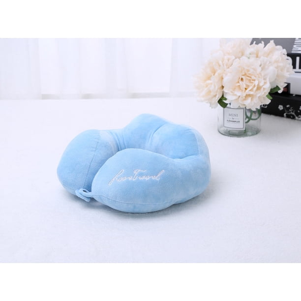 Toalla de dibujos animados, almohada bordada en forma de U, almohada para el cuello del coche, almohada Cervical de felpa para oficina Wmkox8yii shdjk6077