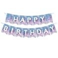 thumbnail image 1 of Banner de cumpleaños Kiyiusan Frozen para decoración de fiesta, invierno, 1 of 7