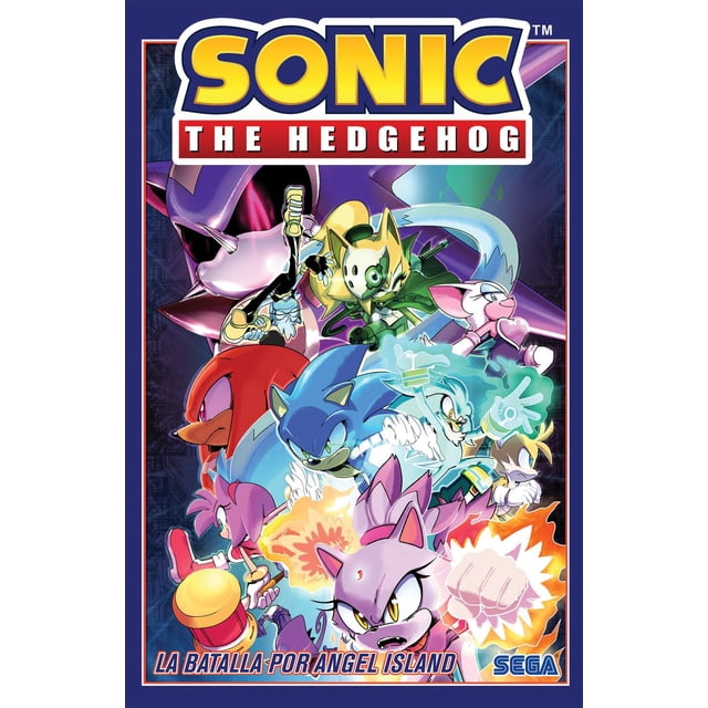 Sonic The Hedgehog La Batalla por Angel Island 3B Blanco