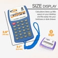 thumbnail image 2 of BAZIC Pocket Size Calculator 8-Digit Neck String, LCD Display, 24-Pack, 2 of 7