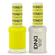 DND Nail Polish Gel & Matching Lacquer Set (424 - Lemon Juice)