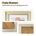 thumbnail image 3 of Picture Frames, 5x7 Wooden Picture Frames Set of 6, Picture Frames for Home Decor Tabletop Display, 3 of 7