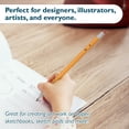 thumbnail image 2 of BAZIC Pencil #2 HB Pencils, Latex Free Eraser, Wood Free Yellow Unsharpened (12/Pack), 4-Packs, 2 of 7