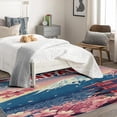 thumbnail image 4 of Japanese Rug & Home Decor - Cherry Blossom Mount Fuji Rugs for Entryway, Front Door Mat Indoor Entrance, Washable Rugs, 3x5 Rug, Non Slip Soft Area Rug, Japan Style Carpet & Room Decorations X-&519, 4 of 7