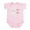 Petal Pink, variant on CafePress - Twincess Infant Bodysuit - Baby Light Bodysuit, Size Newborn - 24 Months
