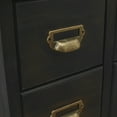 thumbnail image 5 of eHemco Antique Style 4-Drawer Storage End Table Side Table with Metal Hairpin Legs, Antique Black, 5 of 8