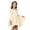 V81-Beige, variant on WhouRiu Girls Casual Dresses Solid Color Long Sleeve Off The Shoulder Ruffle Dress Kids Comfortable Cute Summer Sundress,10-11 Years