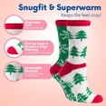 thumbnail image 7 of Debra Weitzner Women’s Non-Slip Cozy Winter Socks, Plush Fleece Design, 5 Pairs, 7 of 7