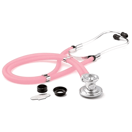 Pediatric Double Tube - Adult And Pediatric Stethoscope-Double Tube-Pink-Doctor/Nurse/EMT-Free Ship