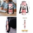 thumbnail image 5 of Jeiento Mushroom Panda Backpack And Lunch Box Set for Girls Elementary Kids 5 Piece 16 Inch Water-Resistant Polyester School Backpack Set with Padded Adjustable Straps, 5 of 6