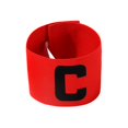 thumbnail image 2 of Brazalete de capitán de fútbol de colores brillantes con cinta mágica y diseño anticaída para adultos y jóvenes, 2 of 5