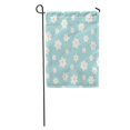 thumbnail image 1 of JSDART Blue Baby Abstract Geometric Floral Pattern Yellow Simple Children Flower Garden Flag Decorative Flag House Banner 12x18 inch, 1 of 2
