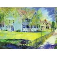 thumbnail image 2 of Wallich, Richard 18x14 Black Ornate Wood Framed with Double Matting Museum Art Print Titled - Georgetown, 2 of 4