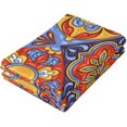 thumbnail image 3 of Dreamtimes Mexican Talavera Hand Towel Set of 2, Highly Absorbent Soft Face Hand Towels for Bathroom, Kitchen, Hotel, Gym and Spa, 14 x 28 Inch, 14 x 28 Inch, 3 of 7