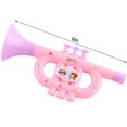 thumbnail image 3 of LKWLPD Mini Trumpet Toys Kid Trumpet Instrument Noise Makers Assorted Colors Plastic Trumpet Horn Musical Educational Toys for Kids Birthday Graduation Party Favors, 3 of 4