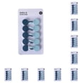 thumbnail image 1 of Toystoory 10 ganchos adhesivos para pared: elegante, fuerte capacidad de carga, fácil instalación, gancho autoadhesivo, azul claro y azul Azul claro+Azul oscuro 10piezas, 1 of 6