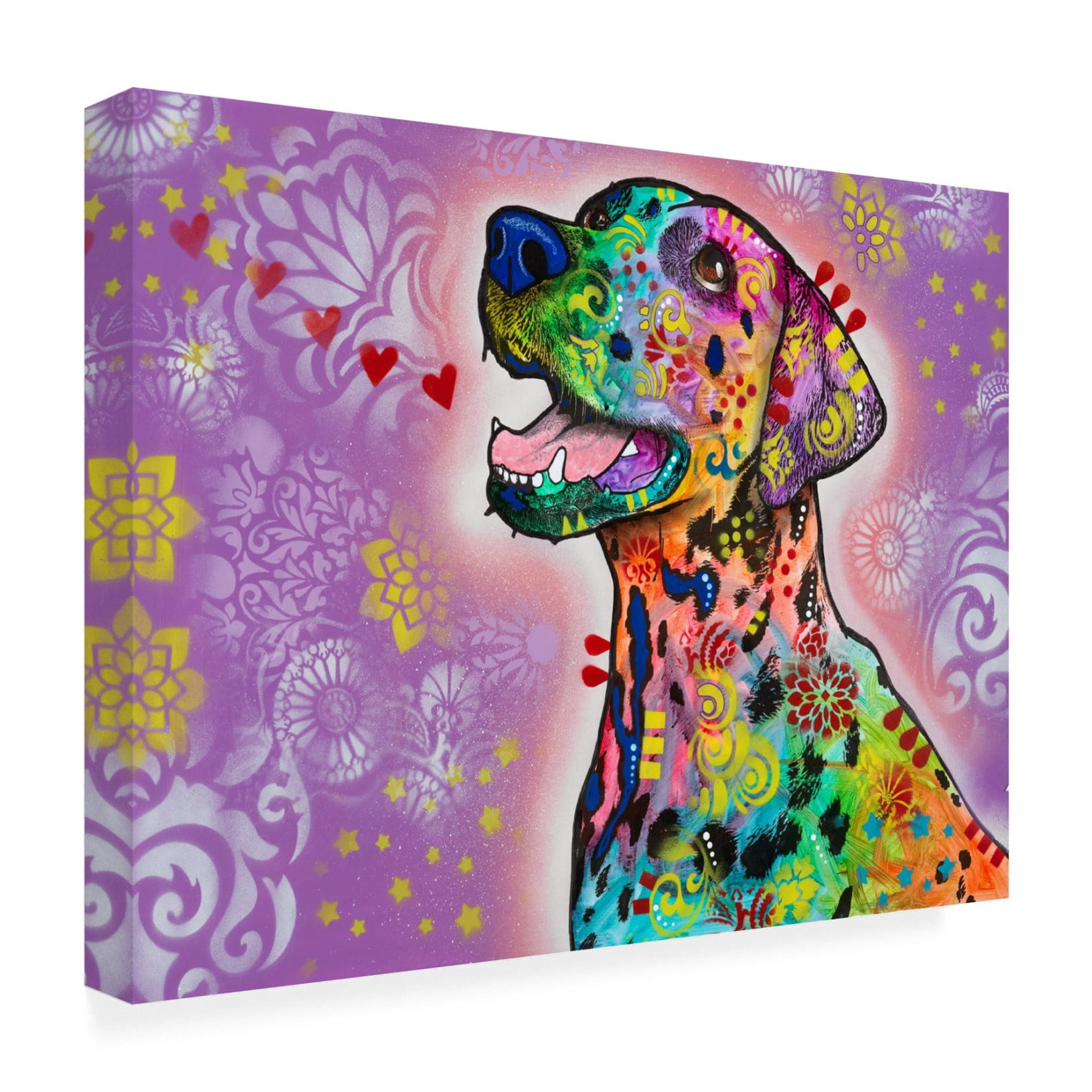 Canvas Wall Art - Dean Russo- Exclusive 'Goodest of Puppers' Wall Art for Living Room, Bedroom, or Office Décor by Trademark Fine Art - 32 x 24 Inches