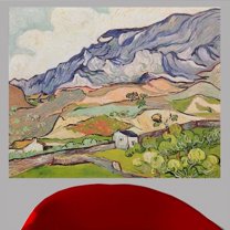 Wallhogs Van Gogh The Alpilles (1890) Wall Mural