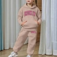 thumbnail image 7 of RUTAYY Teen Girls Outfit Sets Long Sleeve Cute Print Warm Hoodie Pullover Tops Pants Sweat Suit Playful Classic Clothing Sets, 7 of 7