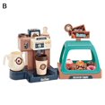 thumbnail image 1 of Máquina de café de plástico multifuncional universal para el hogar, juguete de juego de rol para niños, azul, 1 of 8