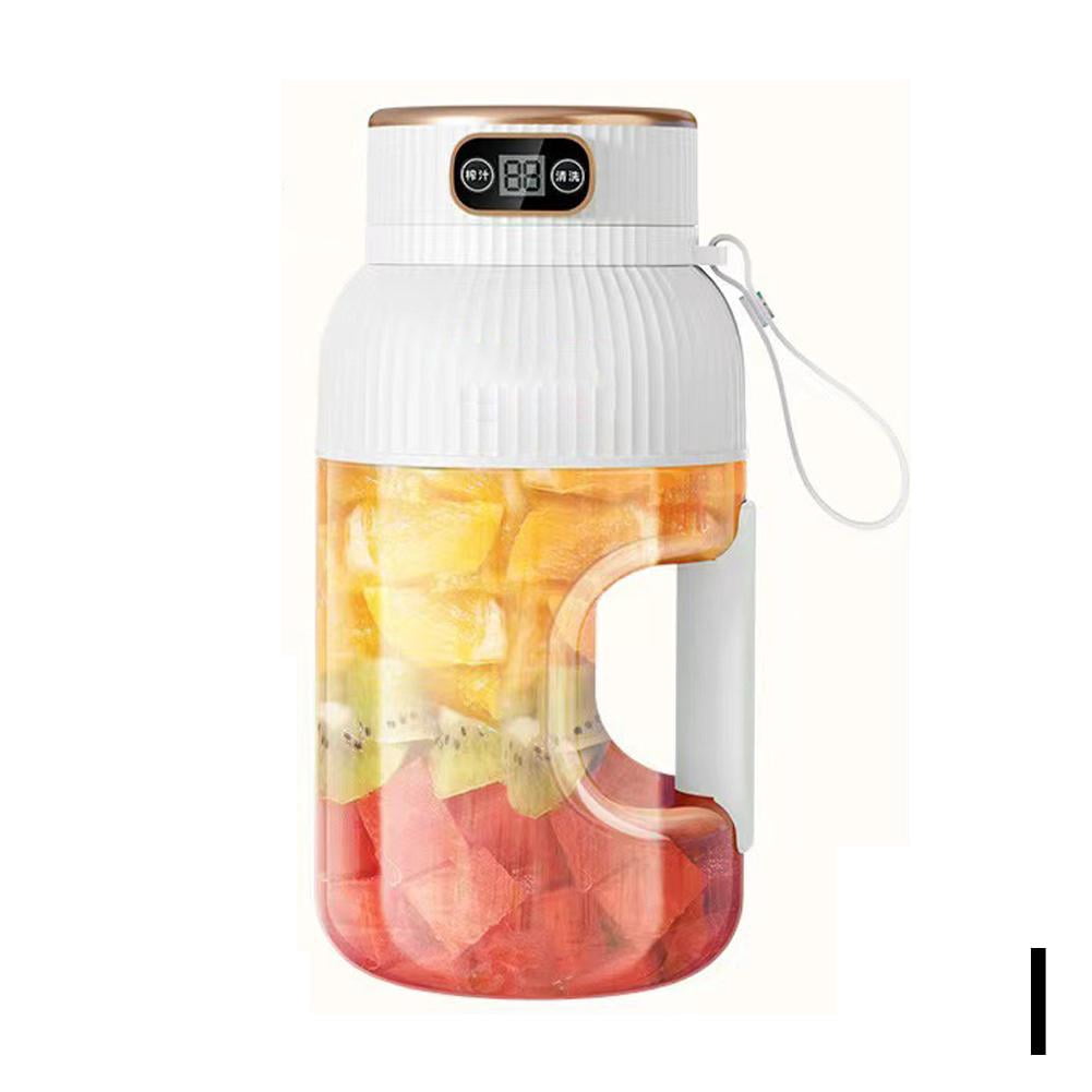 Portable Juicer: Powerful, Large Capacity 1200ml, Ten Leaf Juicer with Smart Control Display and Rechargeable via USB