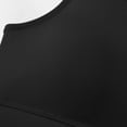 thumbnail image 4 of YWDJ Push up Bras for Women Pullover Sleep Bras No Wire Comfy Bras Wide Strap Full Coverage Sports Bras Low Support Racerback Workout Bras Padded Gym Bras Comfy Wrap Solid Bras Black M, 4 of 9