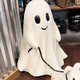 thumbnail image 4 of Estatua de Perro Que Camina Fantasma, Figura de Halloween de Perro Fantasma Espeluznante, Estatuas de Perro Fantasma de Halloween, Fantasma Que Camina con Su Perro Fantasma A, 4 of 5