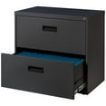 thumbnail image 4 of Hirsh 30" Wide 2 Drawer Lateral File Cabinet in Charcoal, Fully Assembled, 4 of 5