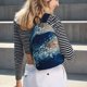 thumbnail image 5 of Disketp White Jellyfish Dansing in the Ocean Mochila de Lona Estampada, Mochila Escolar de Viaje Ligera para Estudiantes y Portátil-Medium, 5 of 5