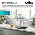 thumbnail image 4 of KRAUS Allyn Traditional Industrial Pull-Down Single Handle Kitchen Faucet in Spot-Free Stainless Steel, 4 of 7