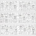 thumbnail image 5 of 6Pcs Child’s Graffiti Drawing Roll, 118 inch X 11.8 inch Coloring Paper Sticker Rolls, DIY Paper for Kids Gift, 5 of 7