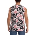 thumbnail image 4 of Kdxio Black Snake for Men's Muscle T-shirt,Sleeveless for Workout Running Athletic Gym Lounge Casual, 4 of 7