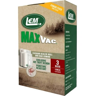 Lem MaxVac Zipper Top Vacuum Bags 11 in x16 in Gallon Size - 20 ct