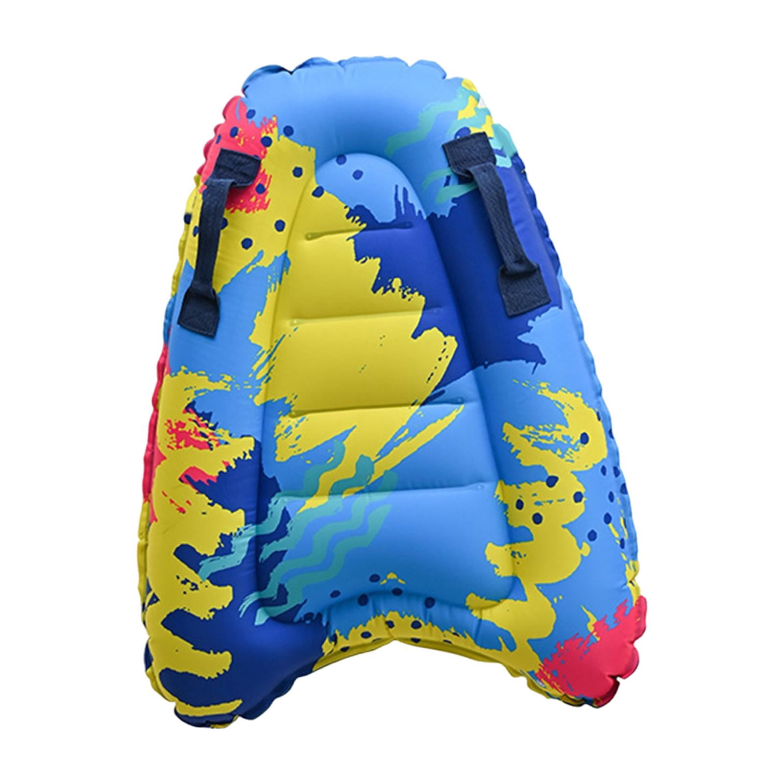 DimyFew Adults Kids Inflatable Surfboard with Handles Kids and Adults Surfing Body Board Multi