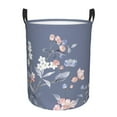 thumbnail image 6 of Lsque Watercolor Flowers Butterfly pattern Laundry Hamper Basket, Tall Woven Rope Hamper Basket for Clothes, Lightweight Storage Basket, Collapsible Waterproof-Medium, 6 of 8