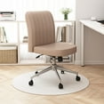 thumbnail image 3 of Boss Office Products Chair Boss Office Products Soft Touch Vinyl Task Chair, Tan, 3 of 6