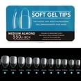 thumbnail image 5 of OOKWE 550Pcs Soft Gel Full Cover Nail Tips Fake Nails Press On Nails Artificial Nails, 5 of 19