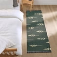 thumbnail image 3 of Yayeee Runner Rug for Bedroom 2'x6' Machine Washable Hallway Non Slip Mat, Dark Green Plants, 3 of 8