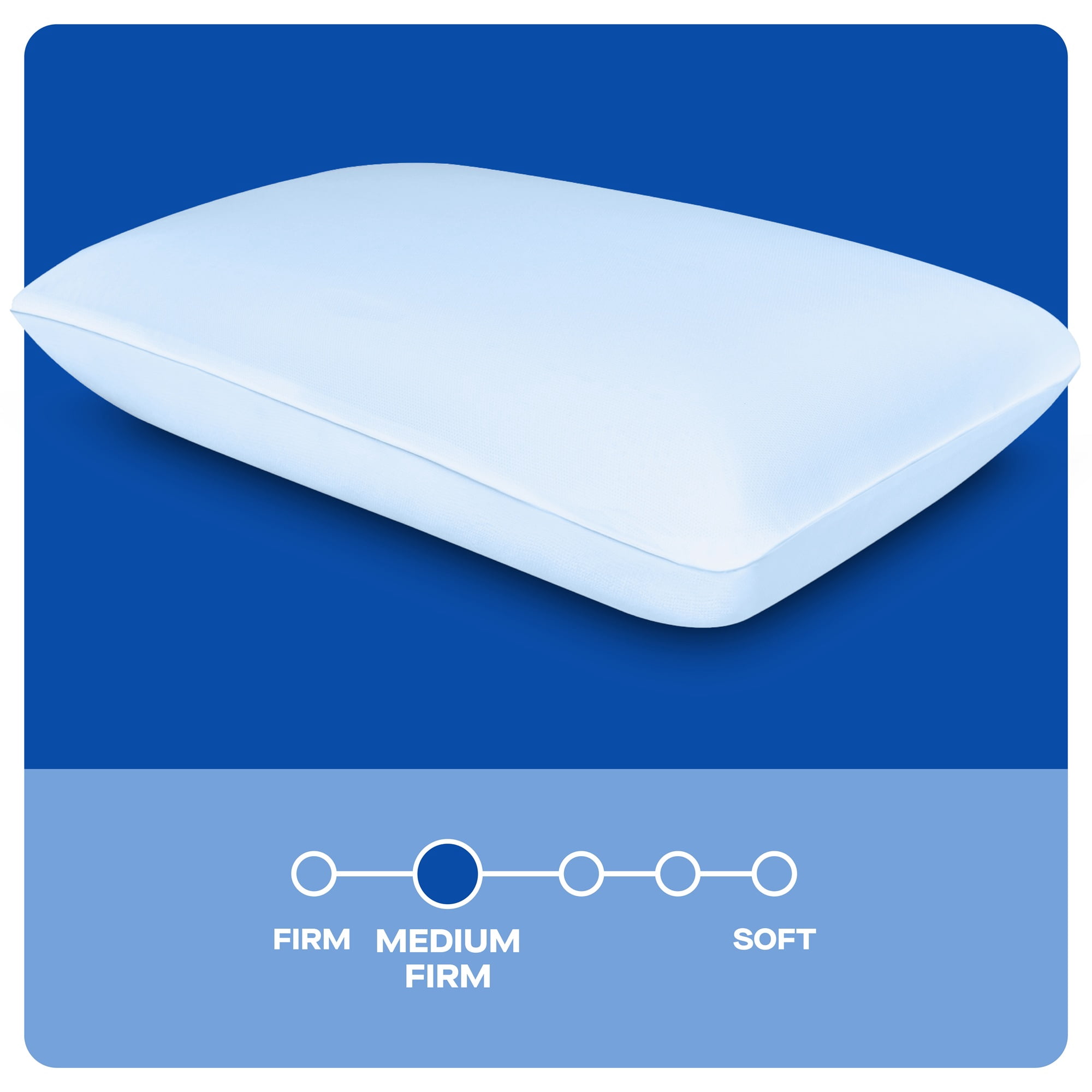 Sealy Essentials Cool-Touch Molded Memory Foam Pillow, Standard, Adult