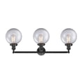 thumbnail image 4 of Innovations Lighting  Beacon 3 Light 32" Bath Vanity Light Clear/Oil Rubbed Bronze, 4 of 5