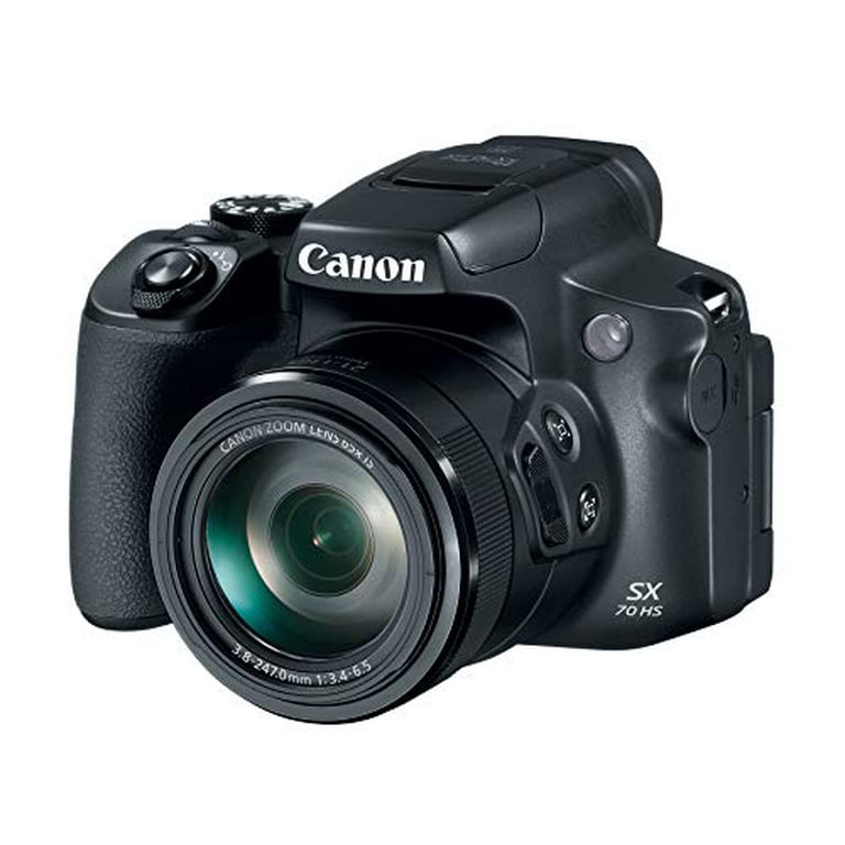 Canon Powershot SX70 20.3MP - 65x Zoom, 4K Video, 3-inch LCD