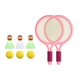 thumbnail image 2 of Raquetas de tenis para niños, juegos de bádminton, raqueta de tenis, juego de agarre cómodo, juguete Rosa, 2 of 9