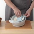 thumbnail image 4 of Kitchen Flour Sieve Strainer Handheld Semi-Automatic Sugar Sifter Powder Shaker Space-Saving Kitchen Baking Tool L, 4 of 5
