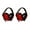 2 Pcs, variant on TELOLY Hearing Protection for Shooters,Bristles of Different Lengths Ear Muffs for Noise Reduction,Impact-Resistant Plastic Construction Ear Muffs
