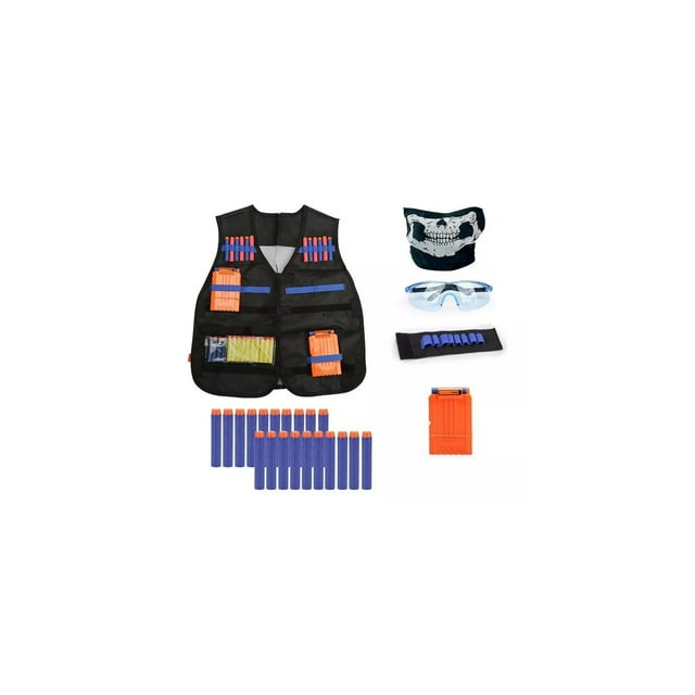 Kit de chaleco táctico para Nerf Guns N-Strike para niños mayores de 6 años